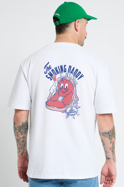 Teeshirt Blanc Smoking Daddy