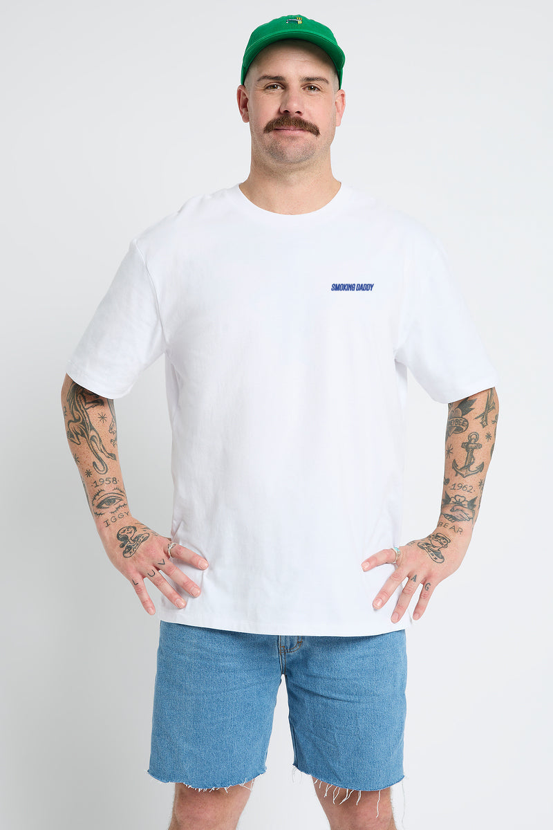 Teeshirt Blanc Smoking Daddy