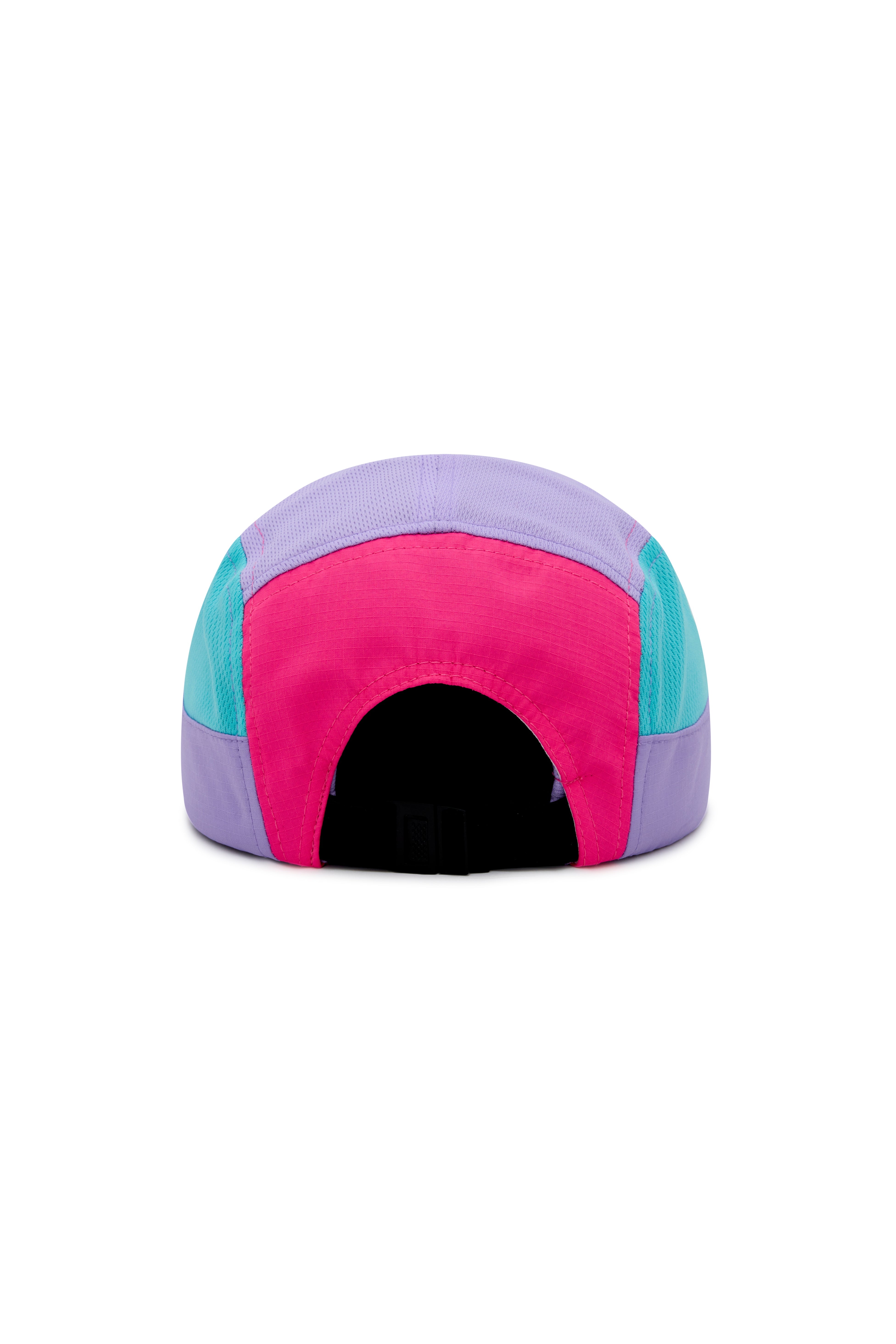 Running Cap in Pink Purple and Blue