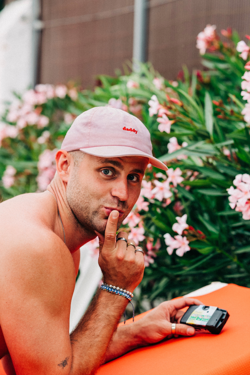 "Daddy" Mütze in Pink