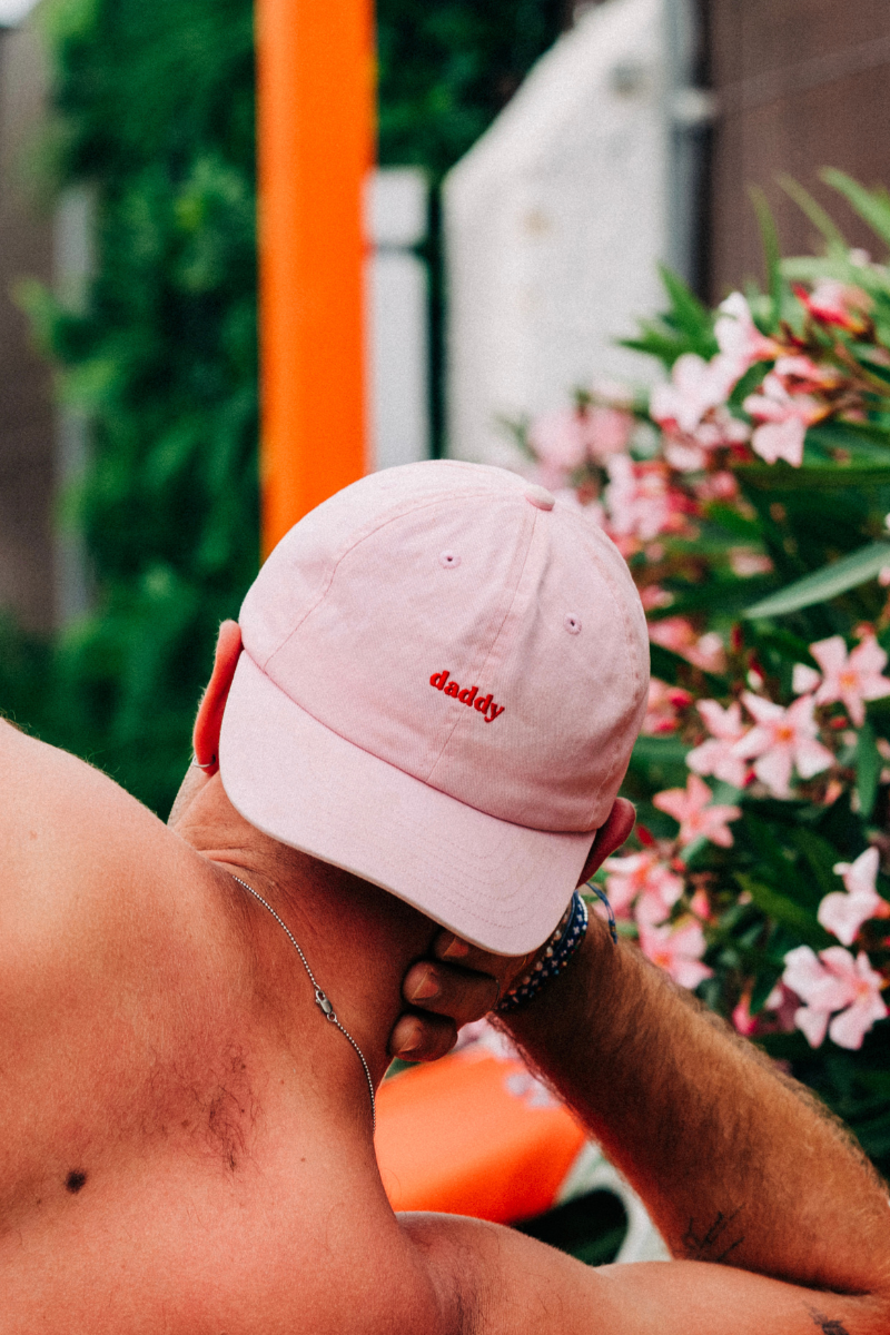 "Daddy" Mütze in Pink