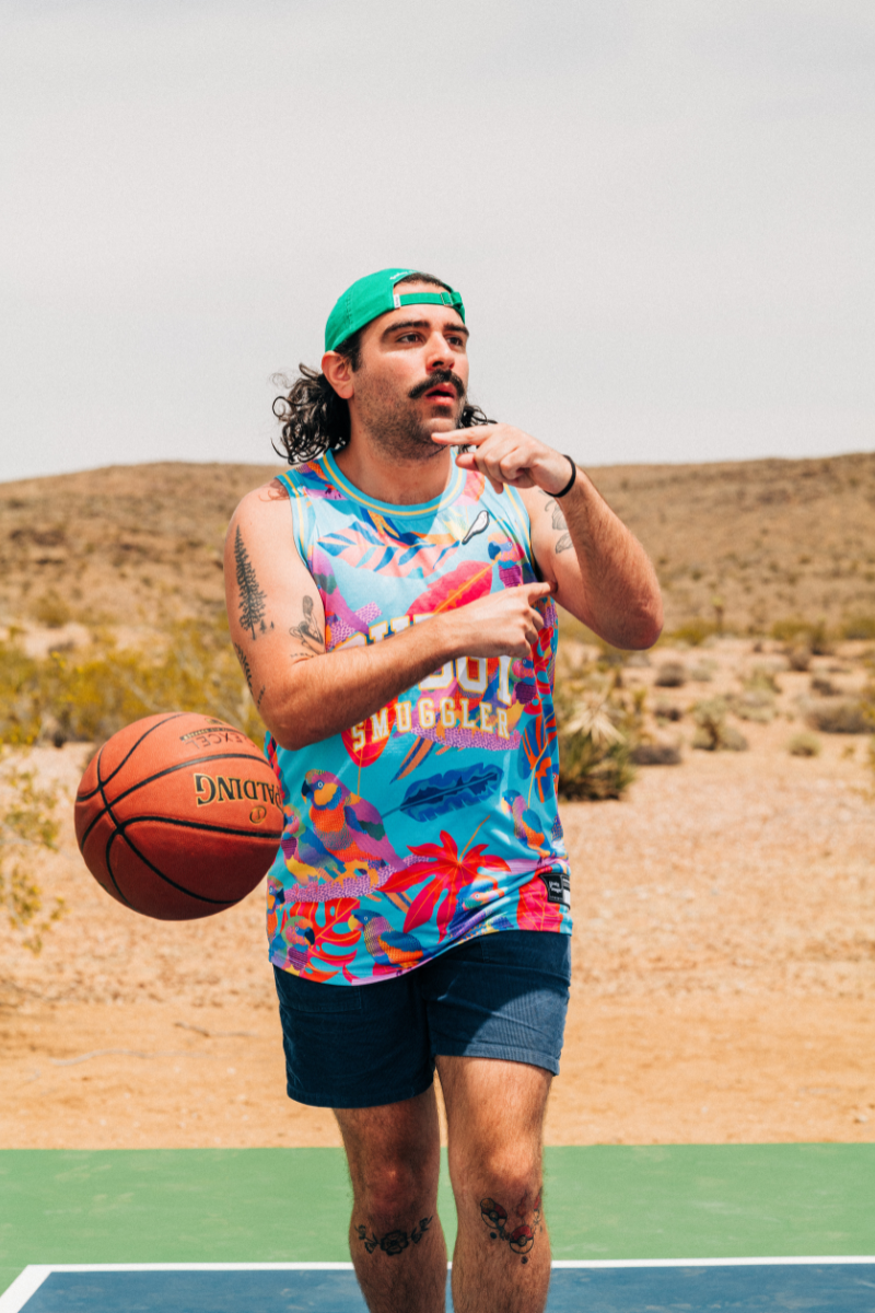 Maillot de Basket en Electro Perroquets
