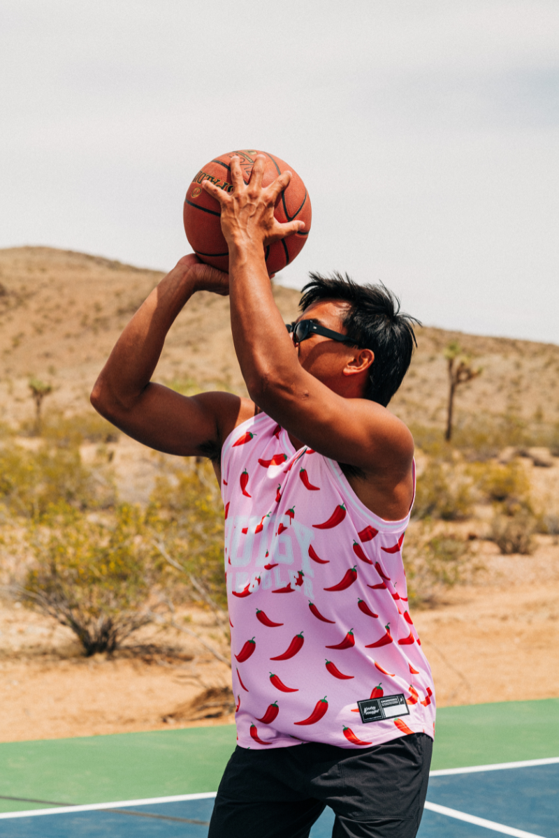 Maillot de Basket en Piments Rose