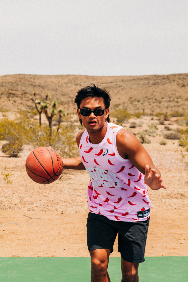 Maillot de Basket en Piments Rose