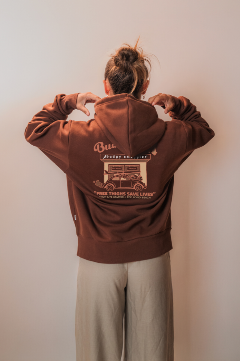 Sweat à Capuche Marron Bondi Store