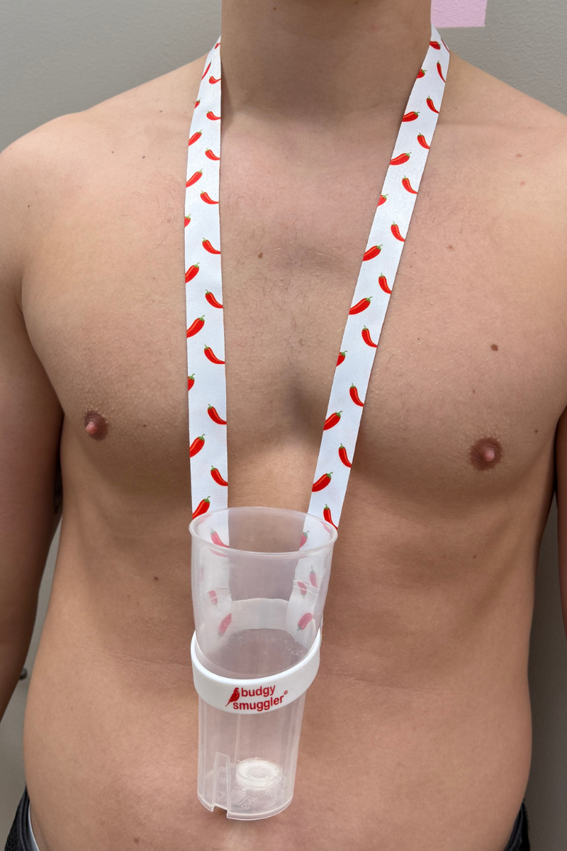 Glass strap in Zizanie des Piments Blancs