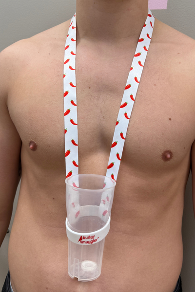 Glass strap in Zizanie des Piments Blancs