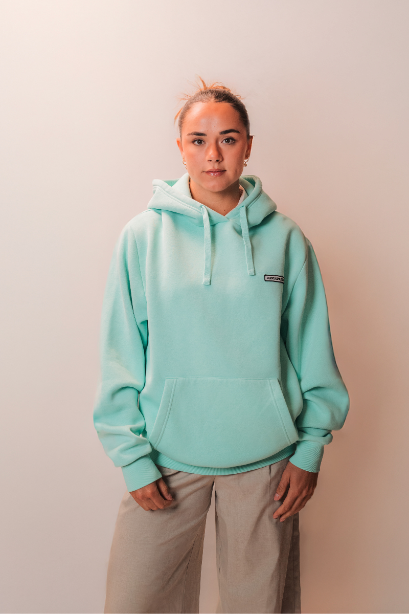 Sweat à Capuche Menthe Budgy Logo