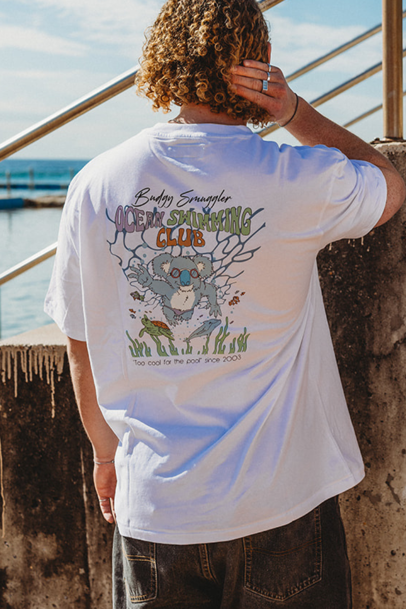 Teeshirt Blanc Koala Swim
