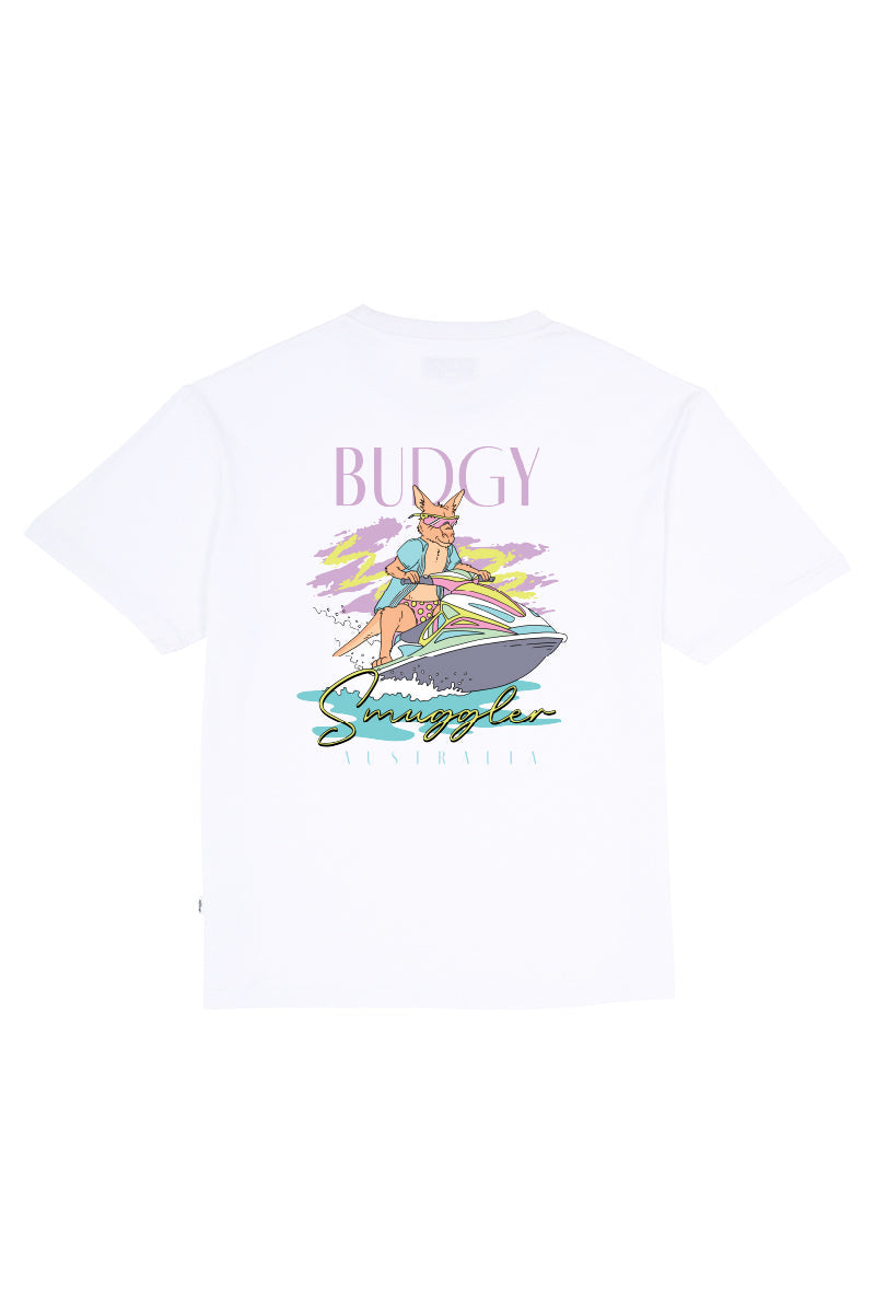 Teeshirt Blanc Kangourou Jetski