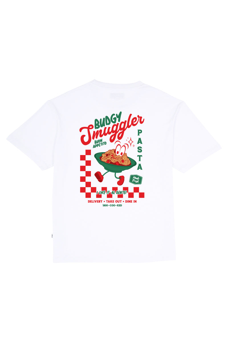 Teeshirt Blanc Pasta Shop