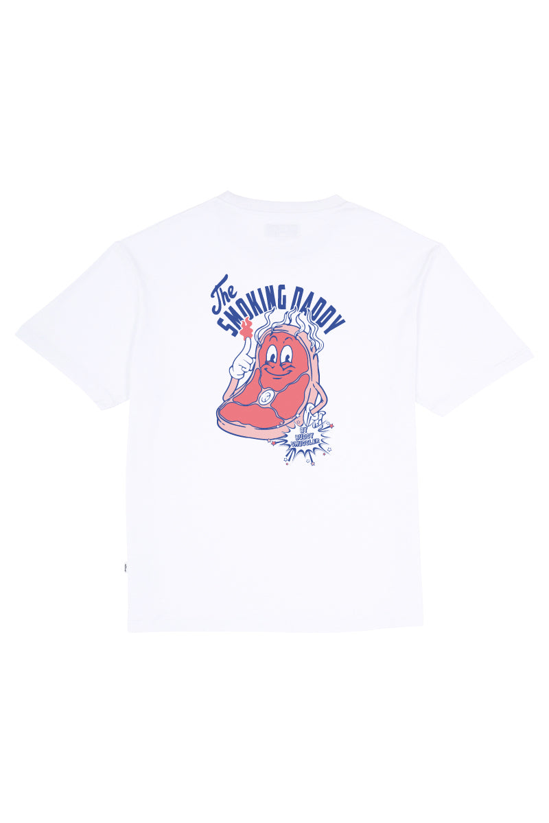 Teeshirt Blanc Smoking Daddy