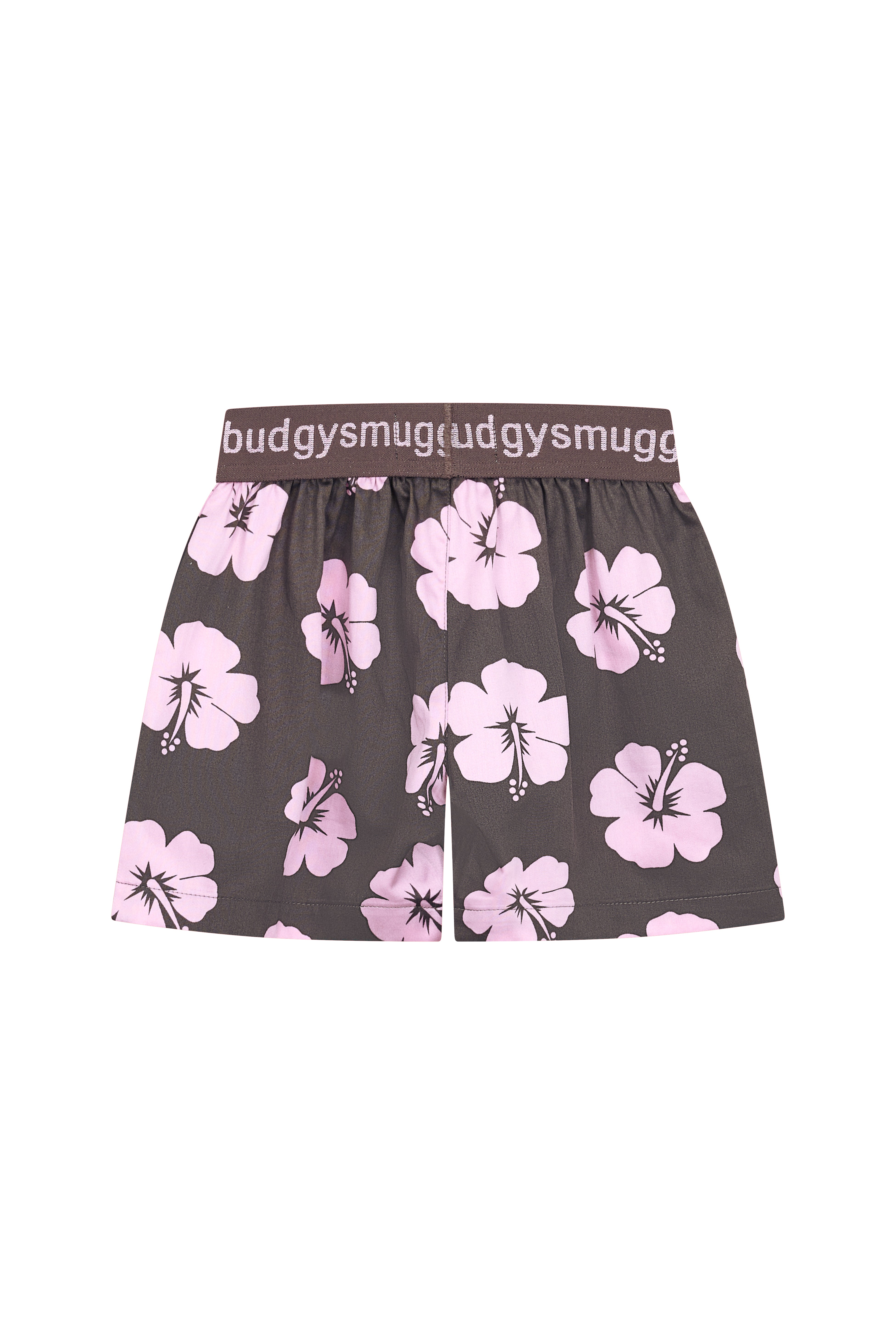 Pyjama Enfants en Hibiscus Rose et Marron