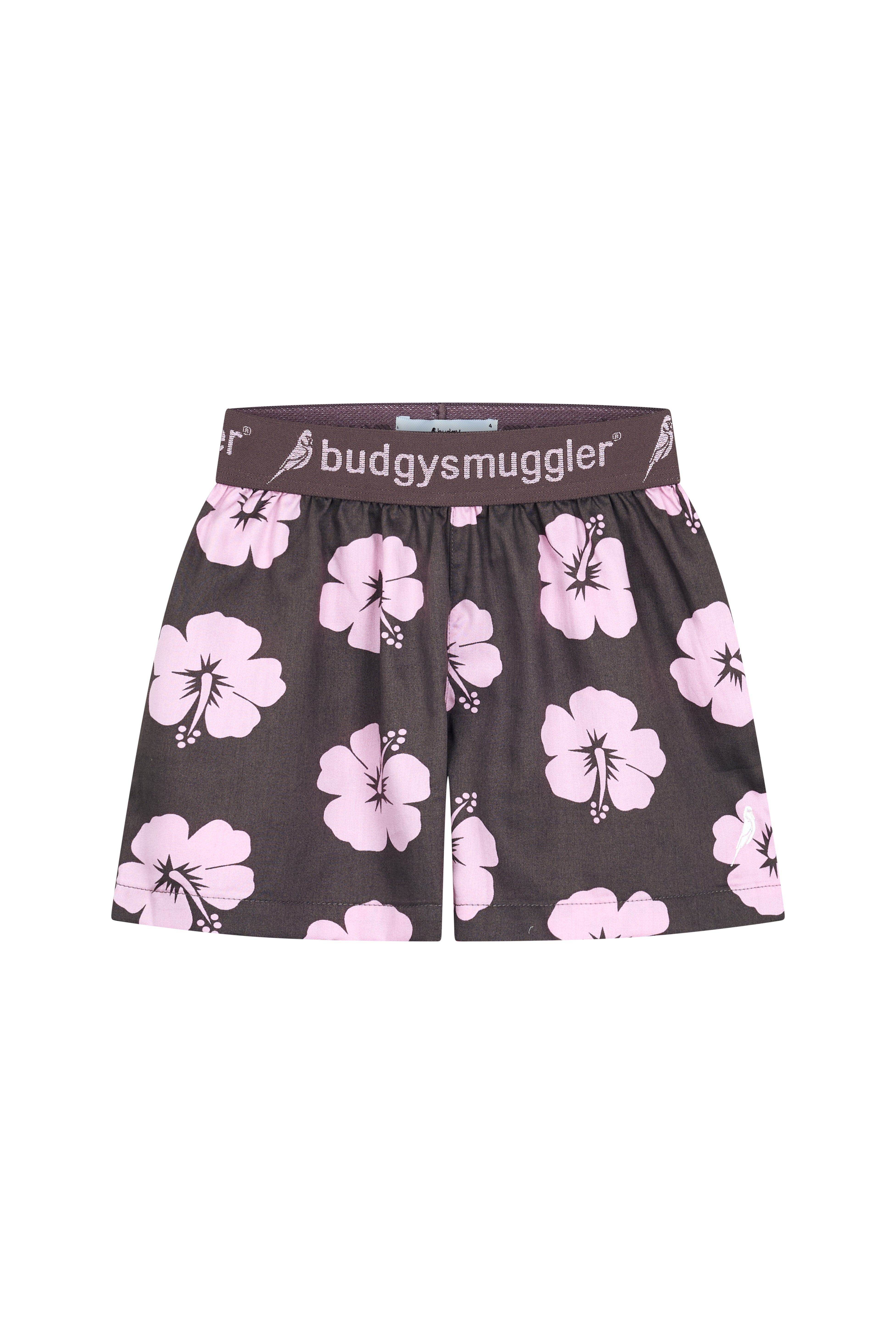 Pyjama Enfants en Hibiscus Rose et Marron