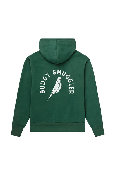 Sweat à Capuche Vert Budgy Logo