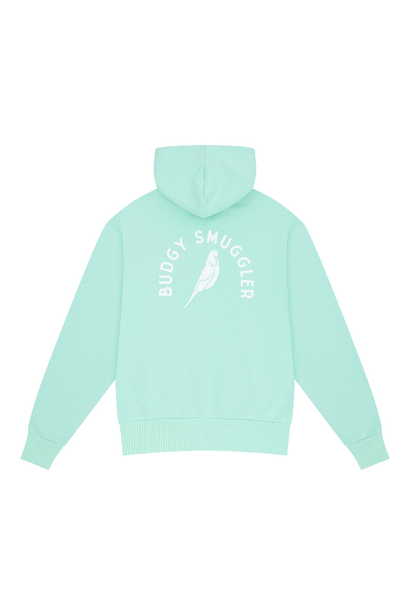 Sweat à Capuche Menthe Budgy Logo