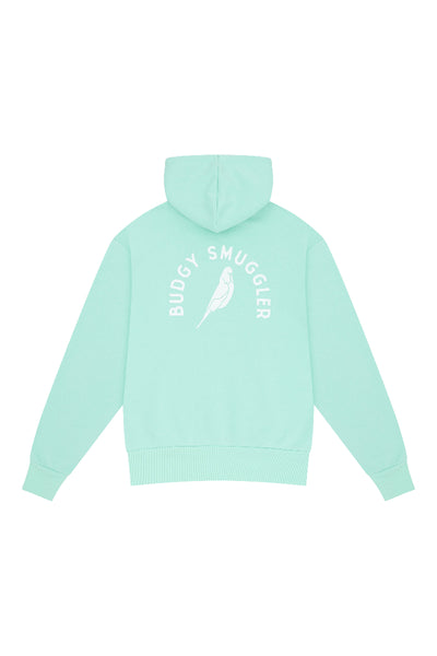 Sweat à Capuche Menthe Budgy Logo