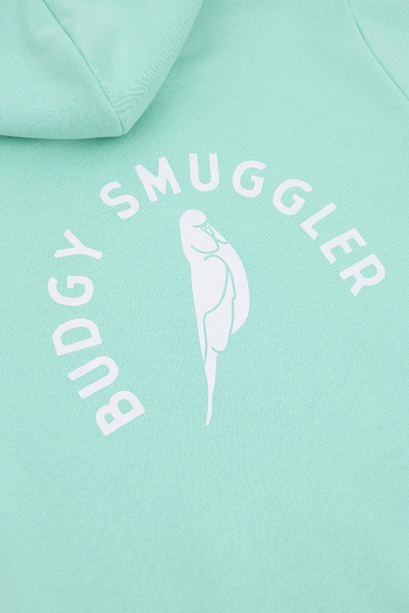 Sweat à Capuche Menthe Budgy Logo