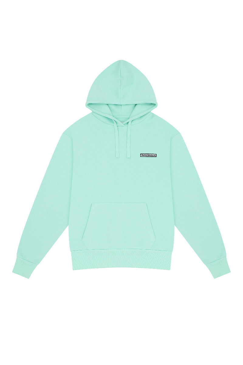 Sweat à Capuche Menthe Budgy Logo