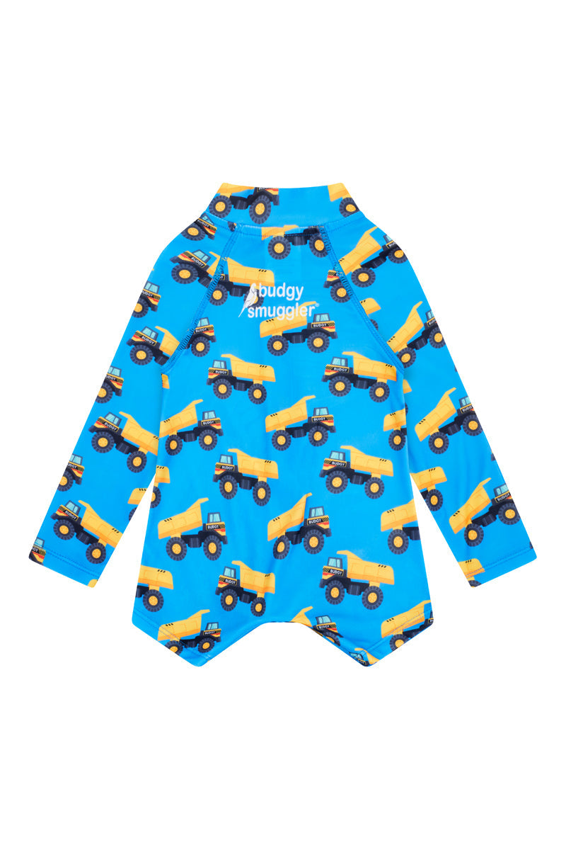 Children's swimsuit set, children's bodysuit, children's shorts and swimming bob in Petits Dumpers UPF 50+