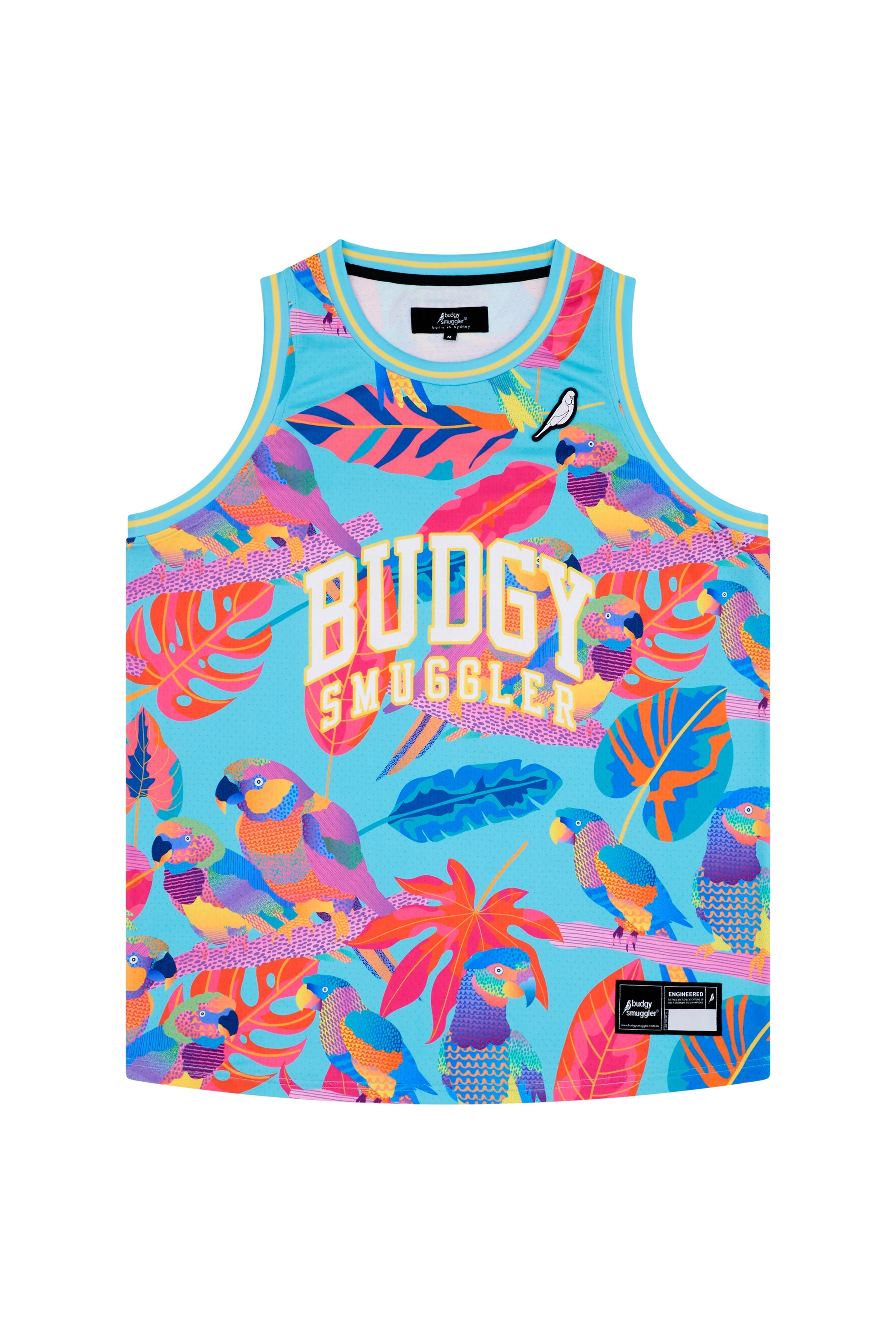 Maillot de Basket en Electro Perroquets