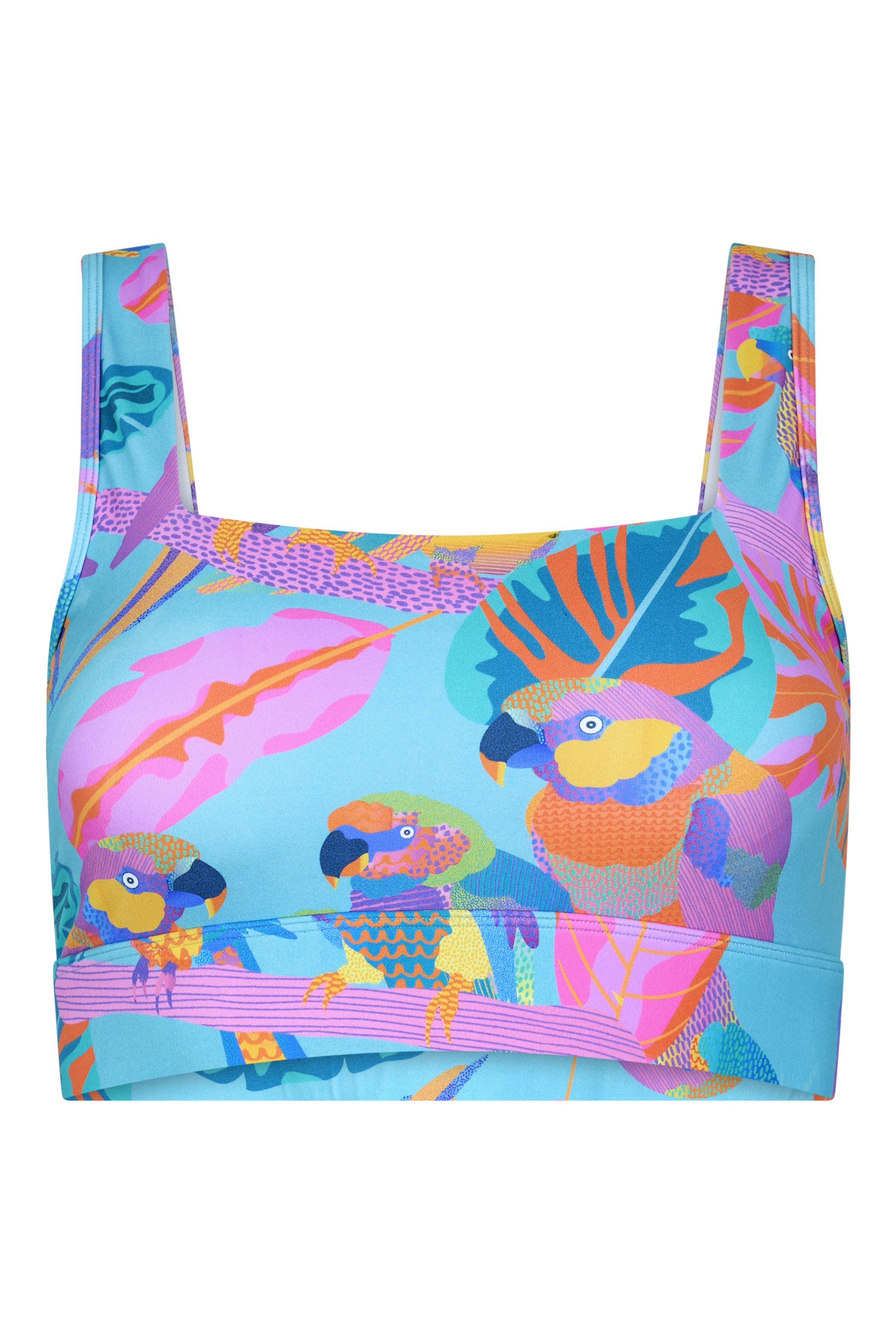 Brassière de Sport 2.0 en Electro Perroquets
