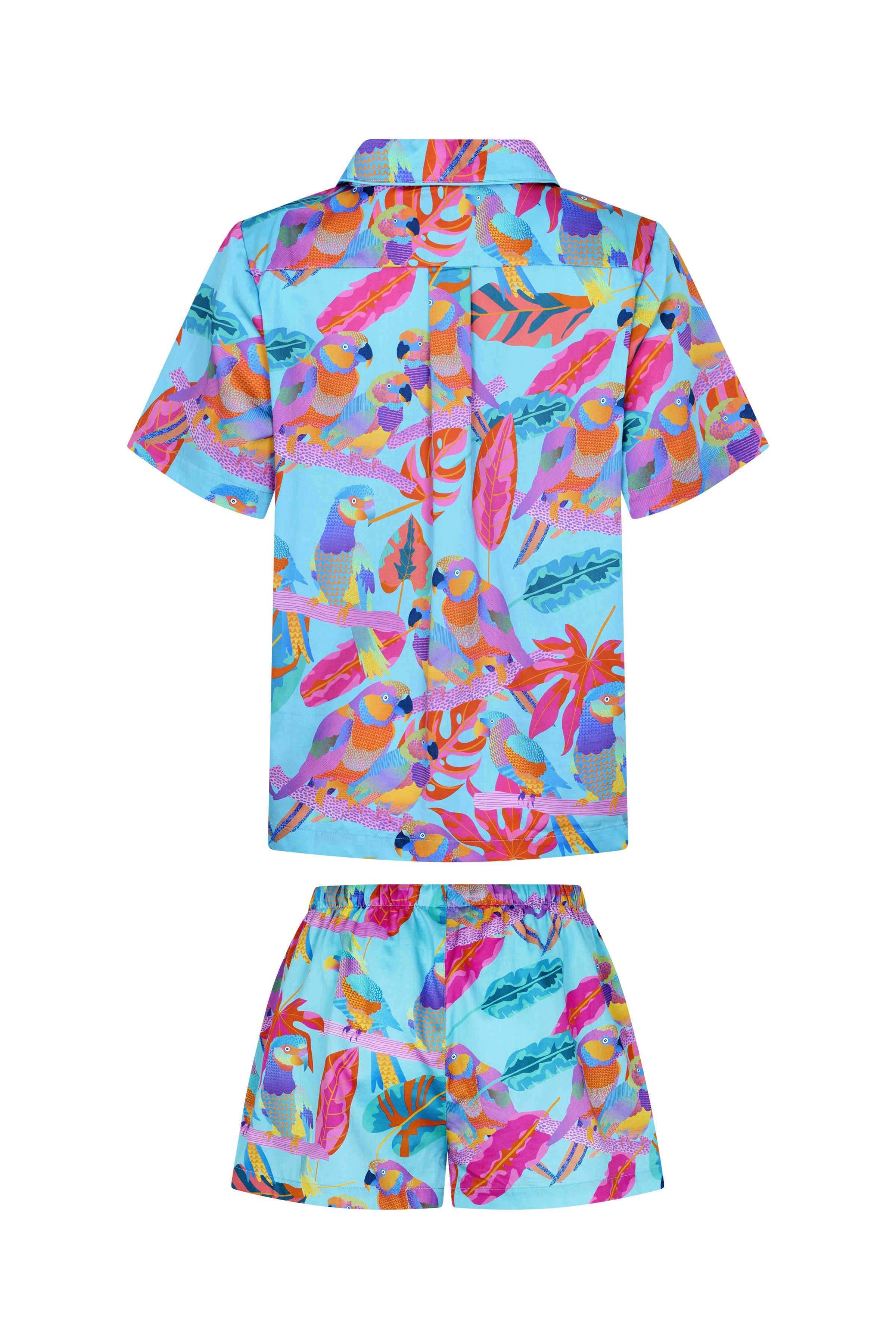 Ensemble Pyjama Femmes en Electro Perroquets
