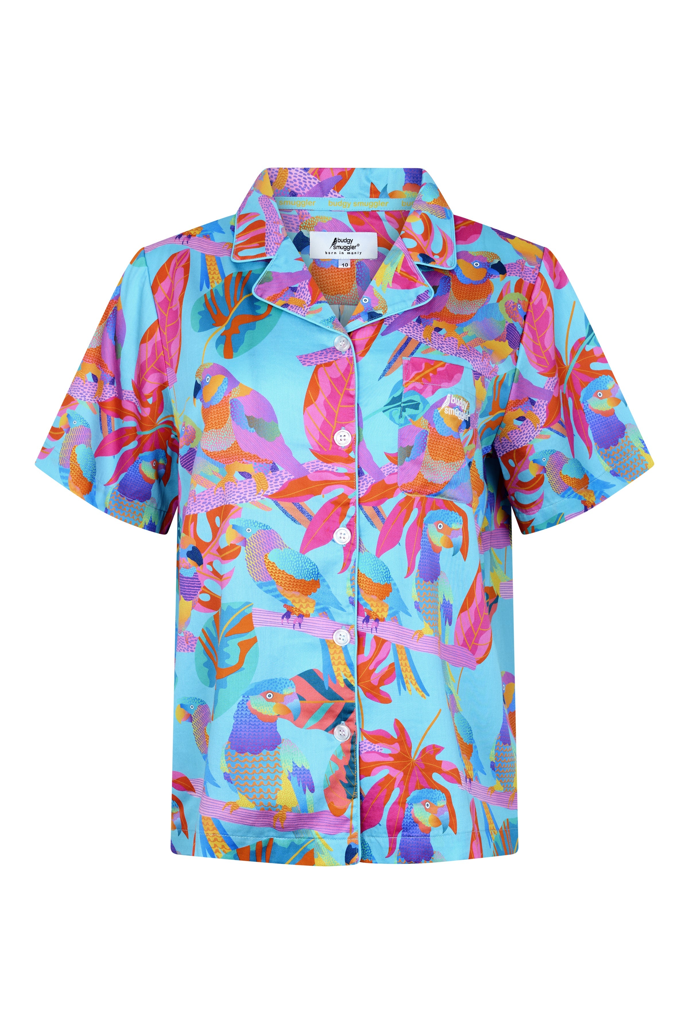 Ensemble Pyjama Femmes en Electro Perroquets