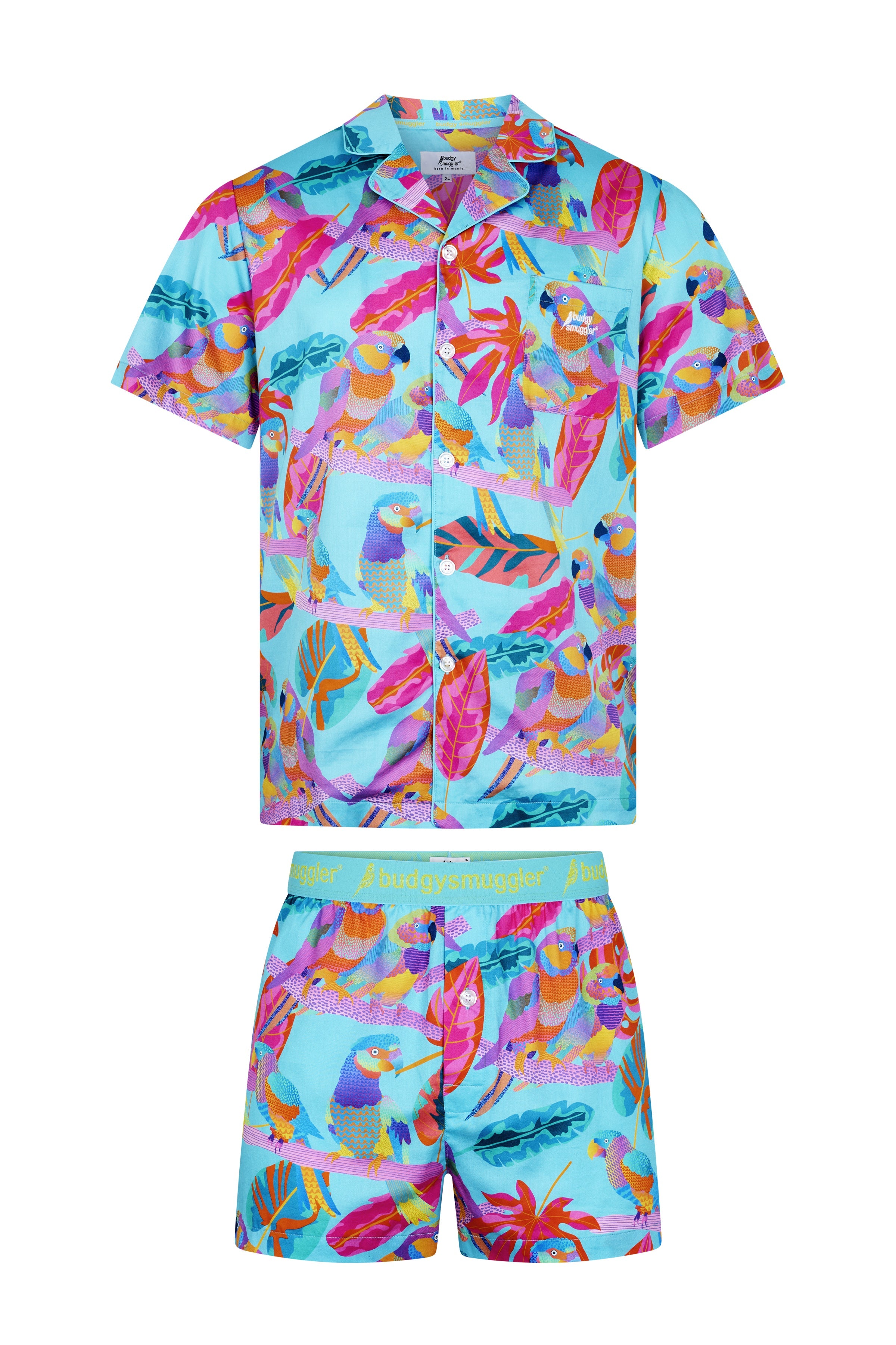 Electro Parrot Pyjama für Herren