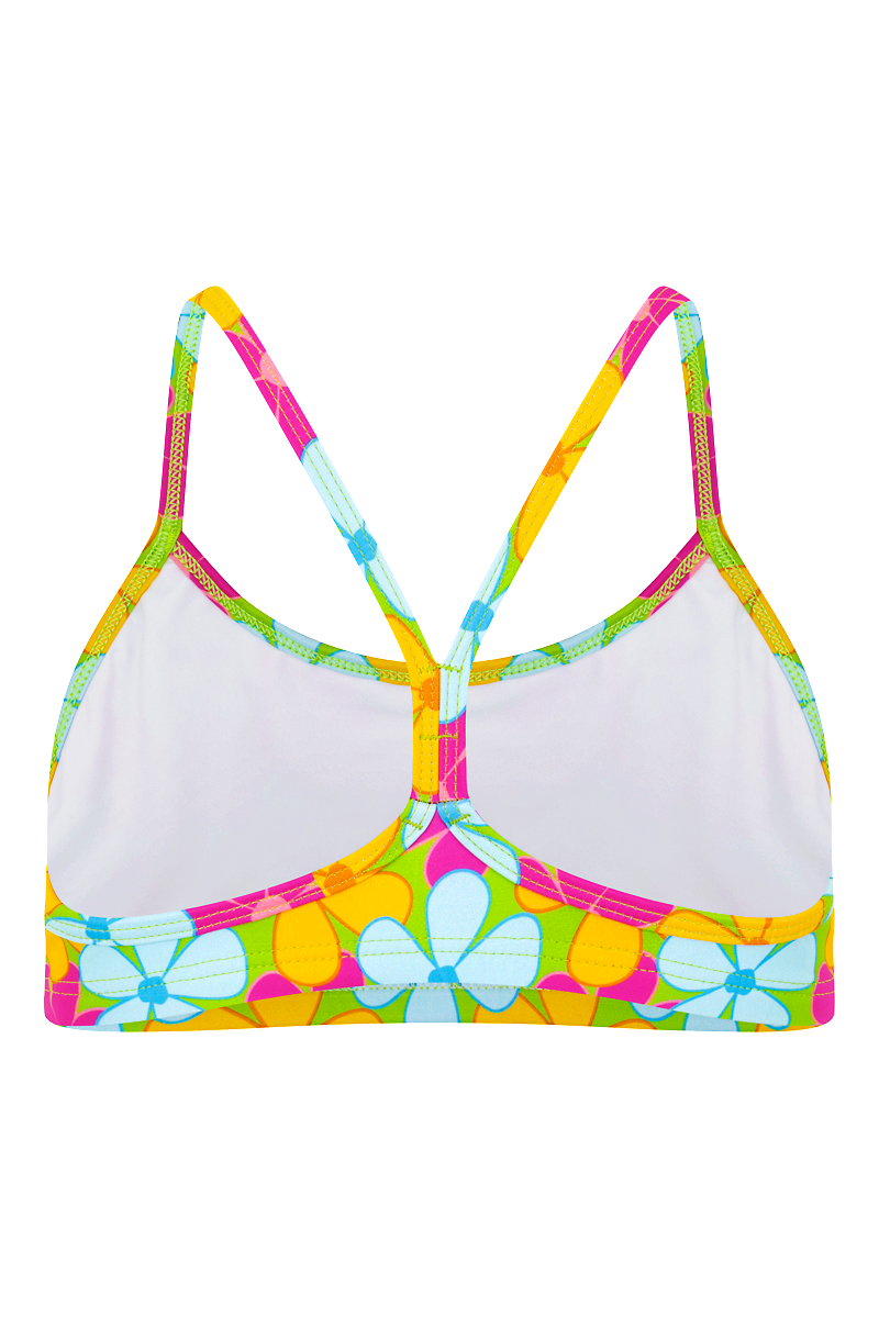 Süßwassertop mit Sommerblumen