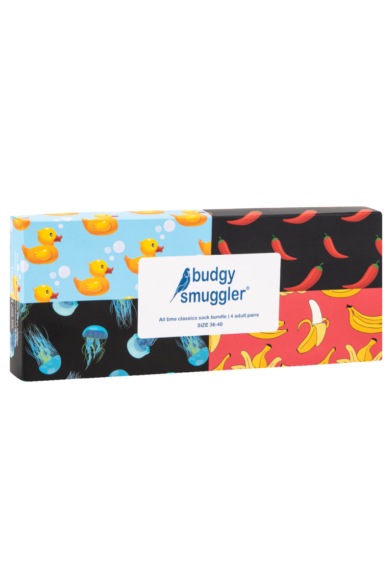 Wellensittich-Socken-Box-Set