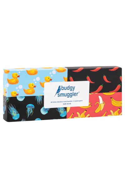 Wellensittich-Socken-Box-Set