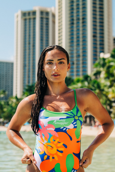 One Piece Plunge in Coastal Coral