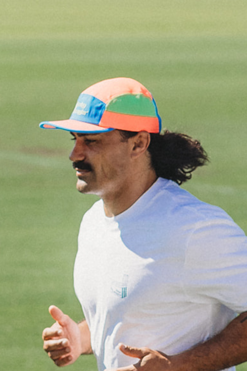 Pink and Orange Running Cap