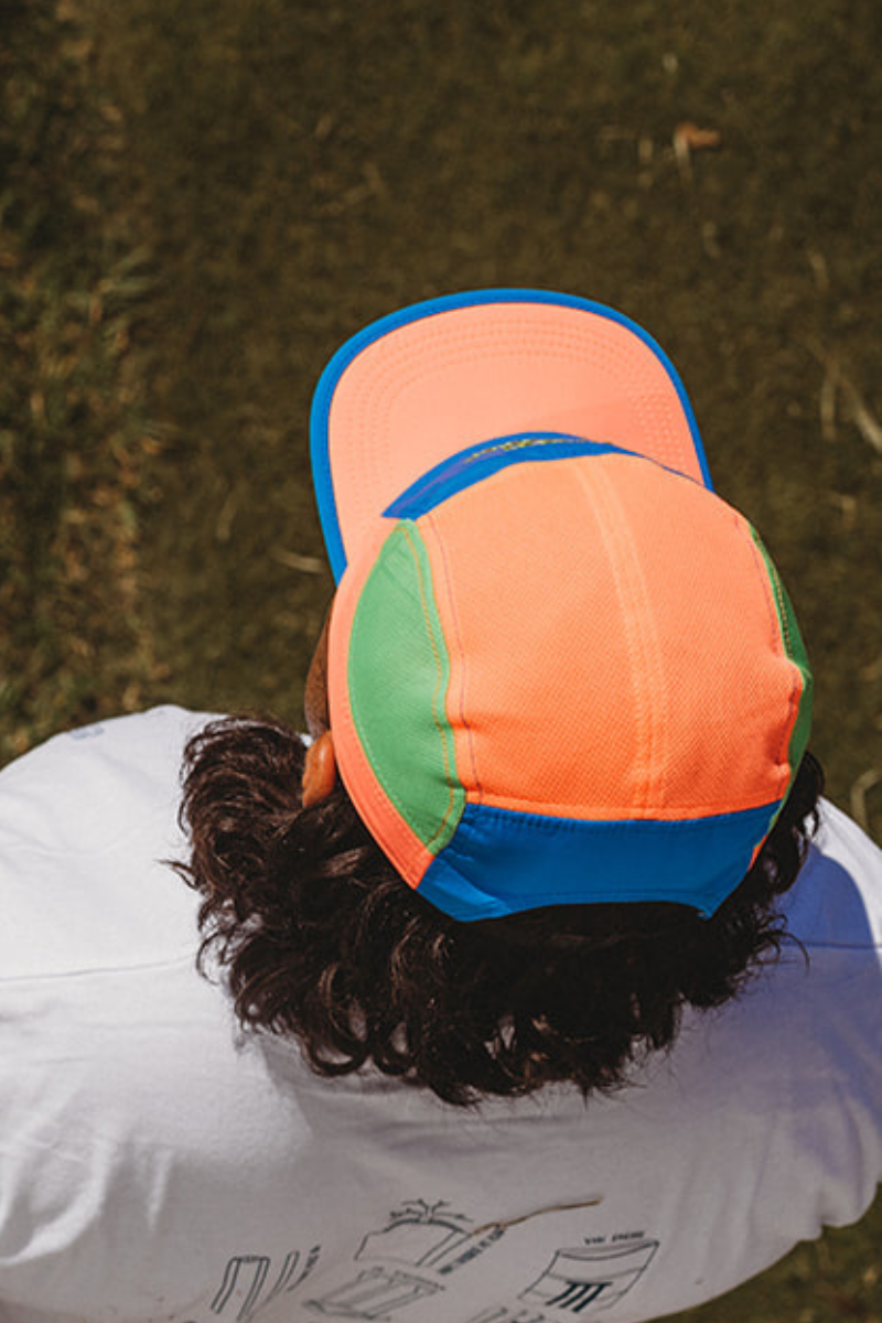 Pink and Orange Running Cap