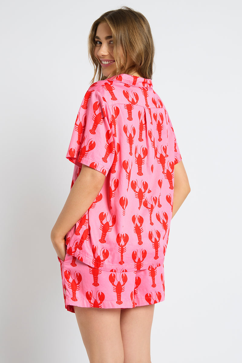 Hummer-Pyjama-Set für Damen
