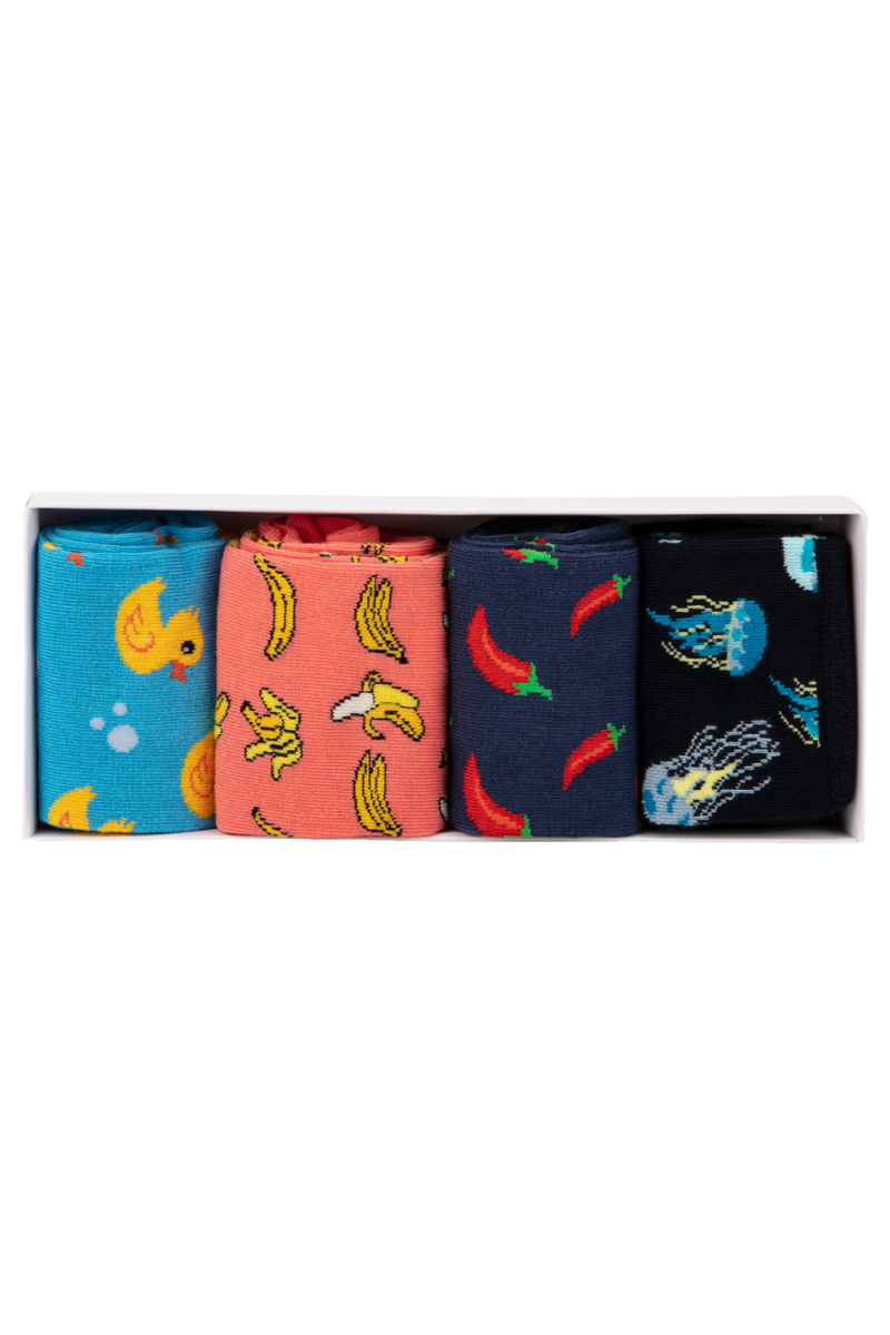 Wellensittich-Socken-Box-Set