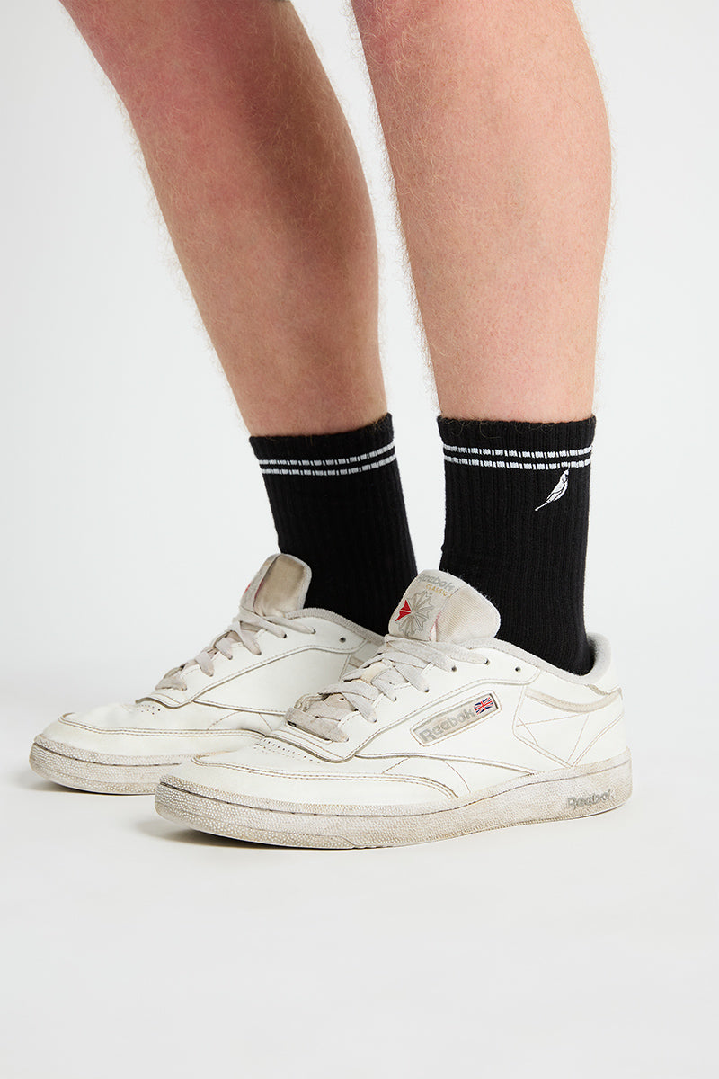 Black Budgy Socks