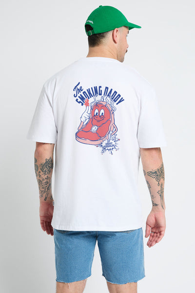 Teeshirt Blanc Smoking Daddy
