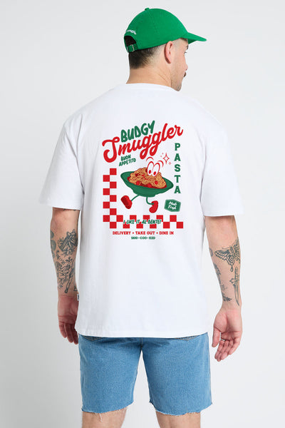Teeshirt Blanc Pasta Shop
