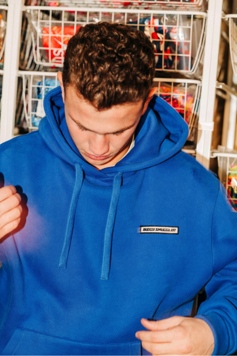 BIENTÔT | Sweat à Capuche Bleu Uni