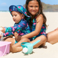 Coffret enfant maillot Body Short  & Bob de Bain en Flamingoes UPF 50+