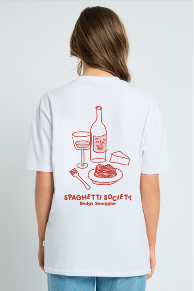 Weißes Rodeo-T-Shirt