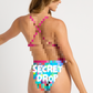 One Piece with Thin Straps in Secret Print #5