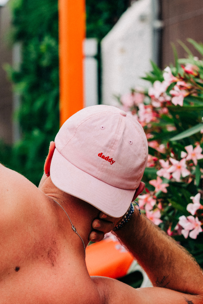 Casquette "Daddy" en Rose