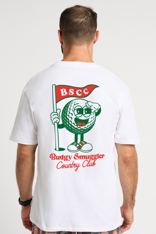 Teeshirt Country Club Budgy Smuggler en Blanc