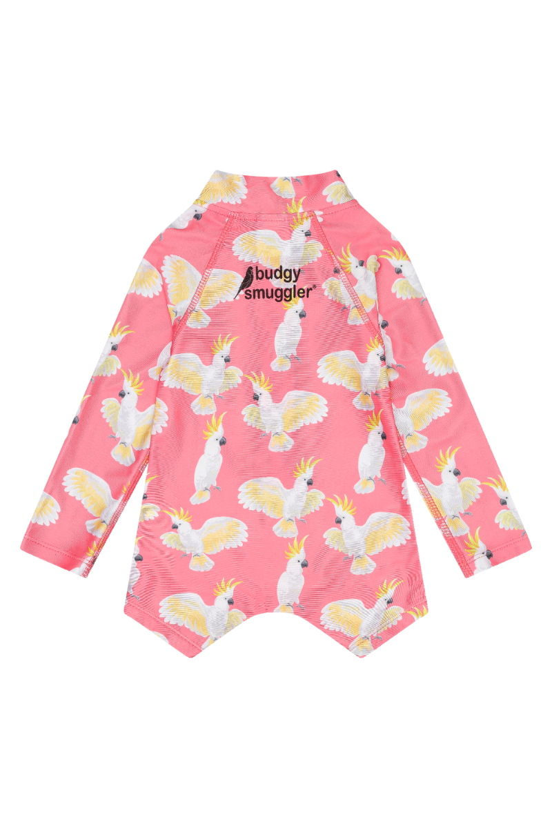 Coffret enfant maillot Body Short enfant et Bob de bain en Petites Perruches UPF 50+