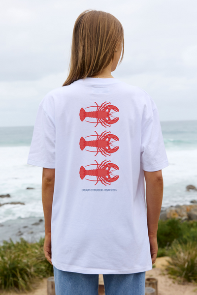 Teeshirt Blanc Homards