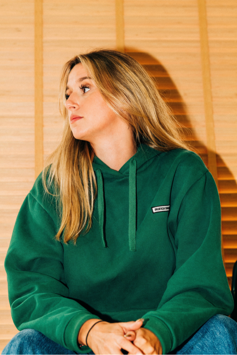 BIENTÔT | Sweat à Capuche Vert Anti Board Short Club