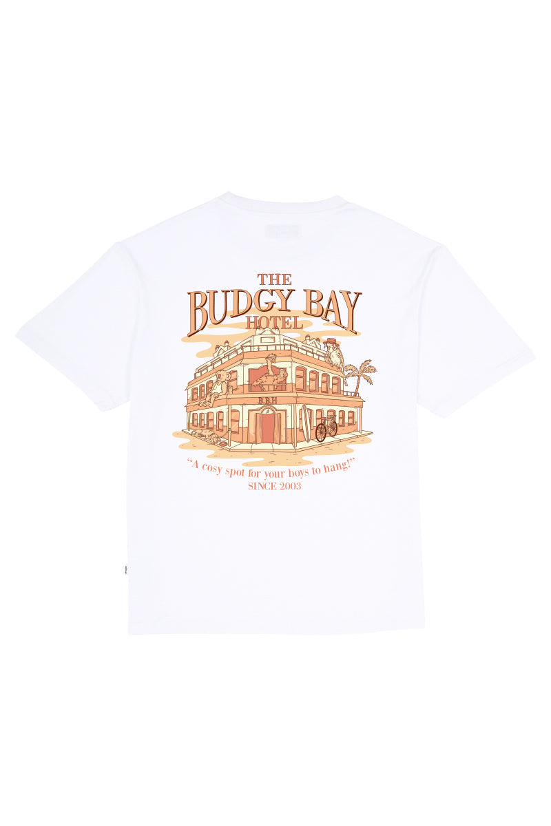 Teeshirt Blanc Hôtel Budgy